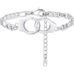 Stainless Steel Gold Plated Ankle Bracelet with Infinity Custom Name